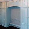 Голубая спальня с росписью